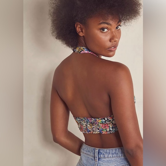 For Love & Lemons Top Deidre Halter Scarf Top - Picture 3 of 13